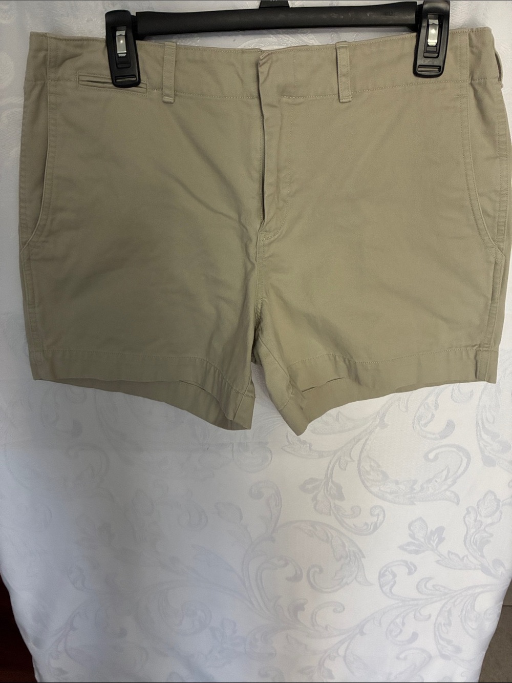 Ralph Lauren Men's Flat-Front Chino Shorts in Tan